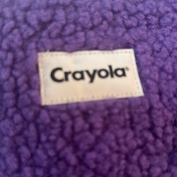 Crayola Stocking Pink/Purple Sherpa Holiday Decor Stocking - Picture 4 of 5
